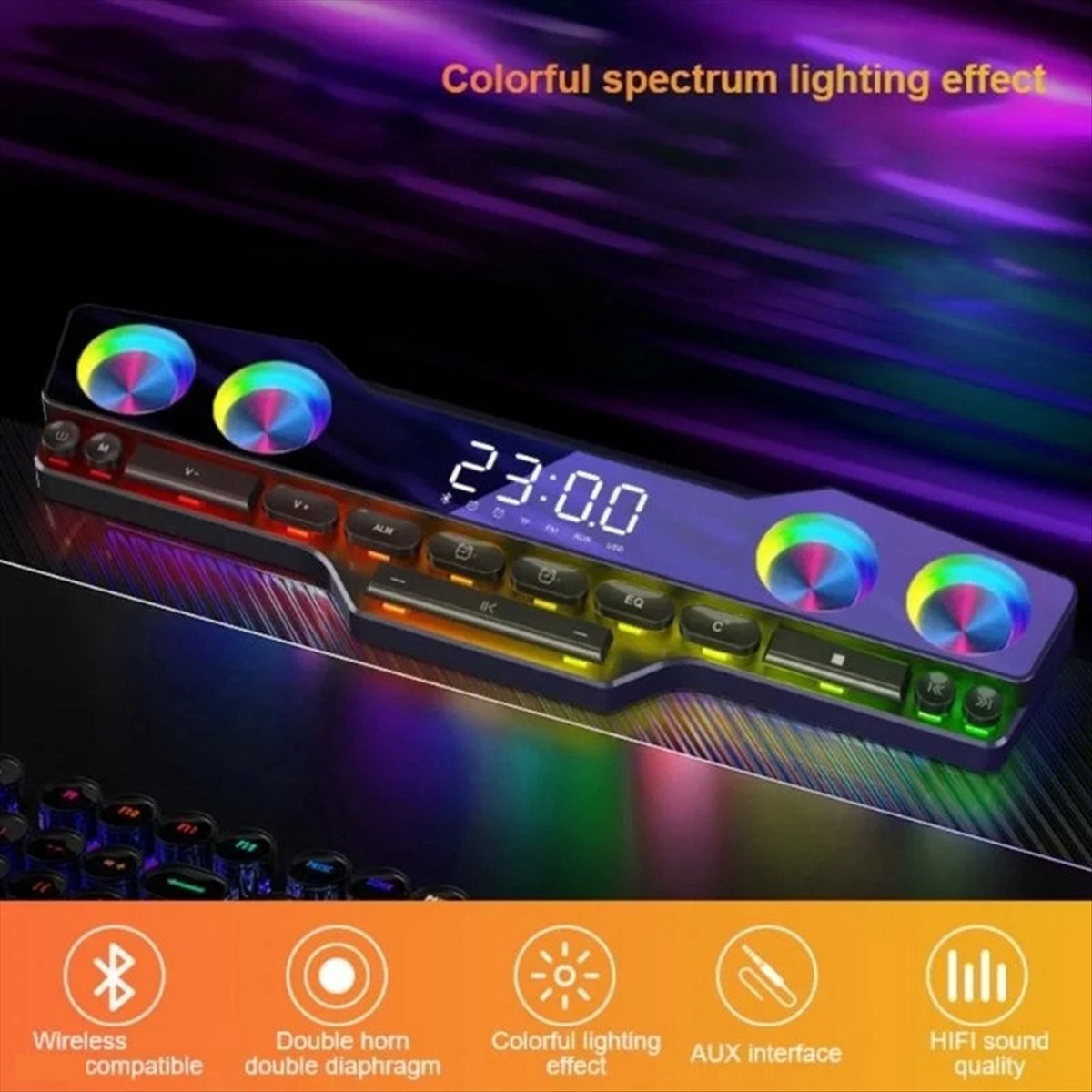 DTC5 V18 Dazzle Colour Speaker - Gaming Home Accessories review and price