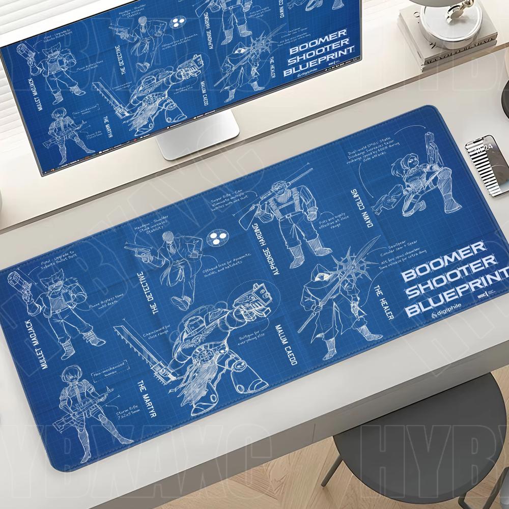 Black Large Mouse Pad Engineer - Gaming Accessories Drawing review and price