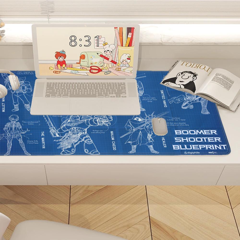 Black Large Mouse Pad Engineer - Gaming Accessories Drawing review and price
