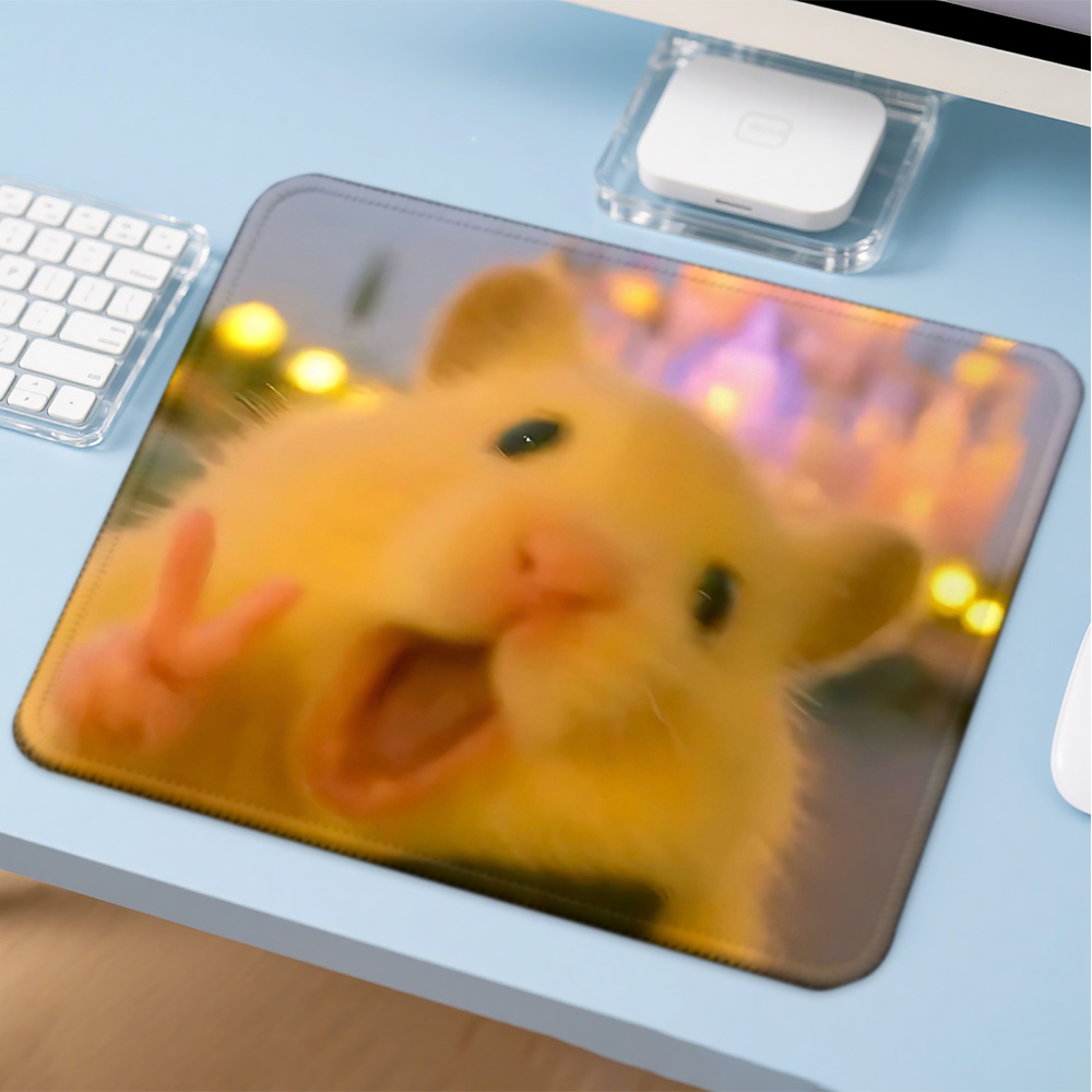 Mosepad cute hamster Computer  - Gaming Accessories Companies review and price
