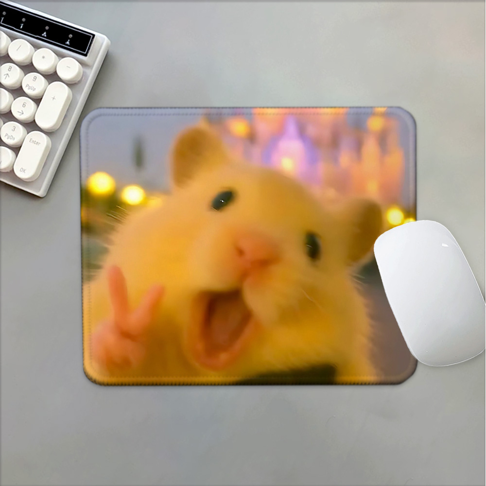 Mosepad cute hamster Computer  - Gaming Accessories Companies review and price