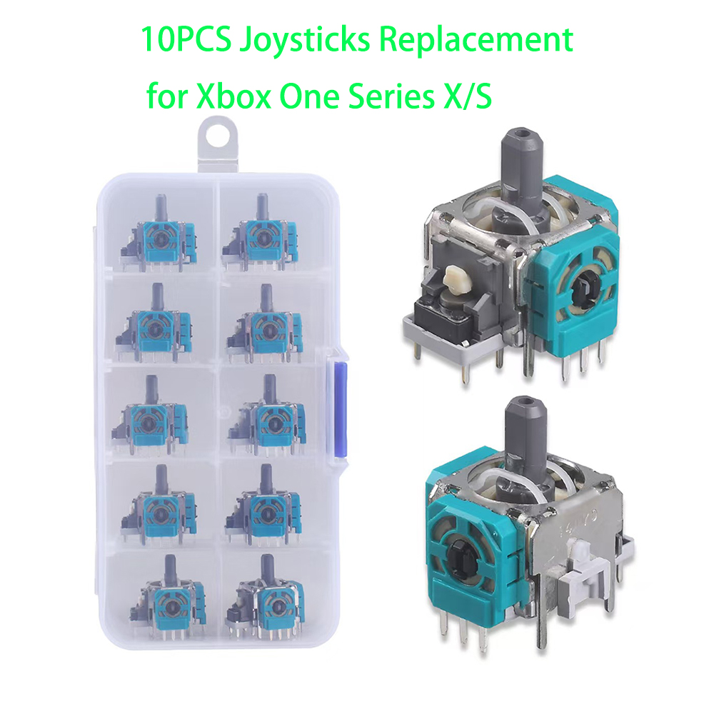 10pcs Replacement 3D Analog Jo - Gaming Accessories Xbox Series S review and price