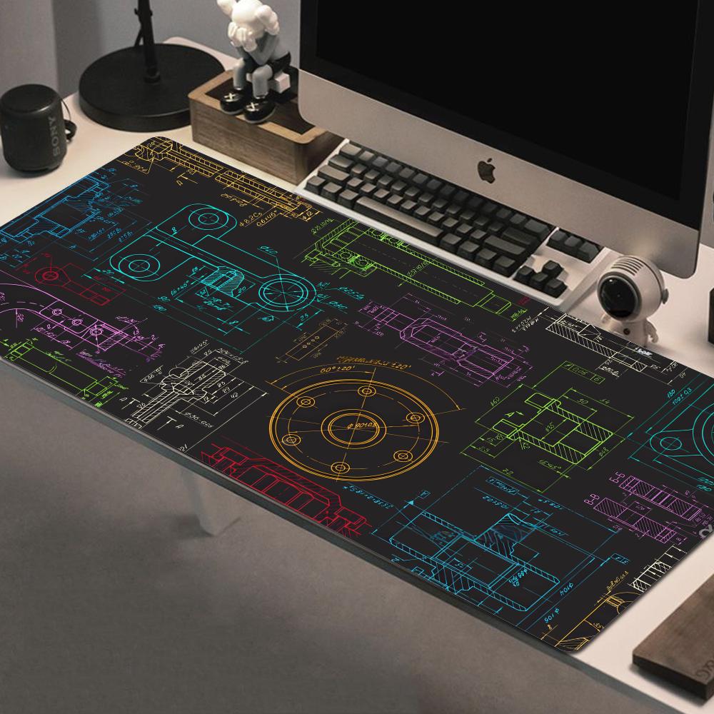 Mechanical Drawing Mouse Pad G - Gaming Accessories Drawing review and price