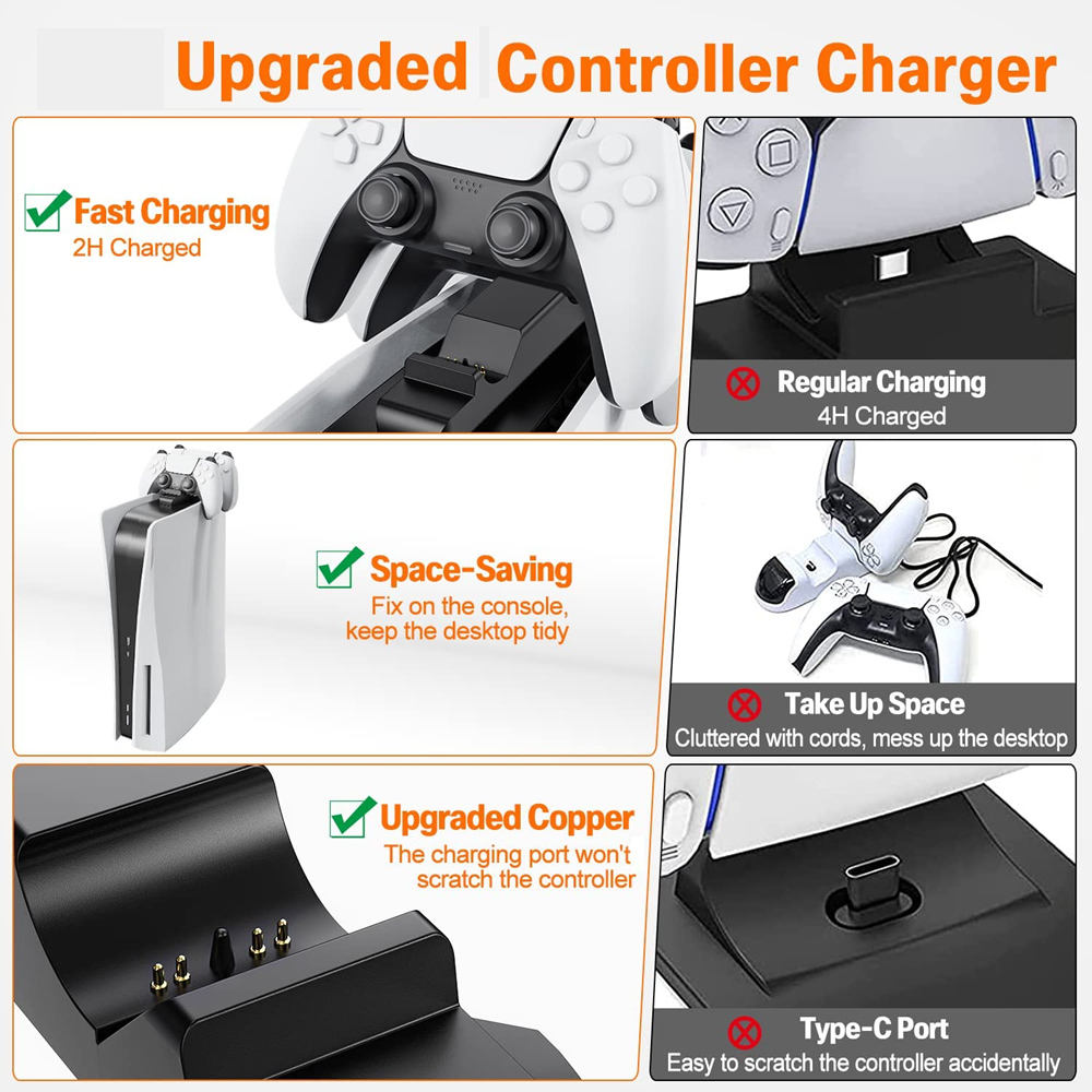 for PS5 Controller Charger Gam - Gaming Accessories Playstation review and price