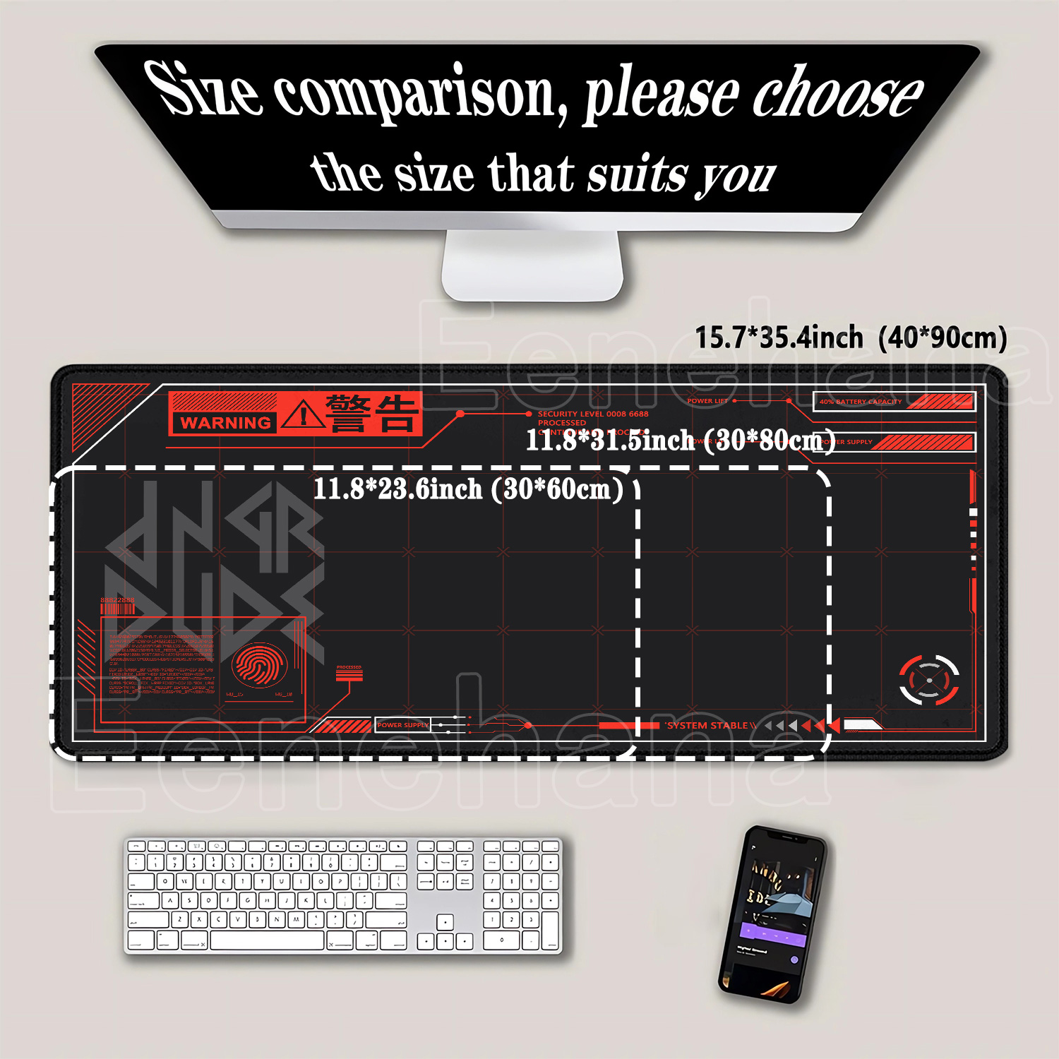 Large Mouse Pad HD Printing Ex - Gaming Accessories Drawing review and price