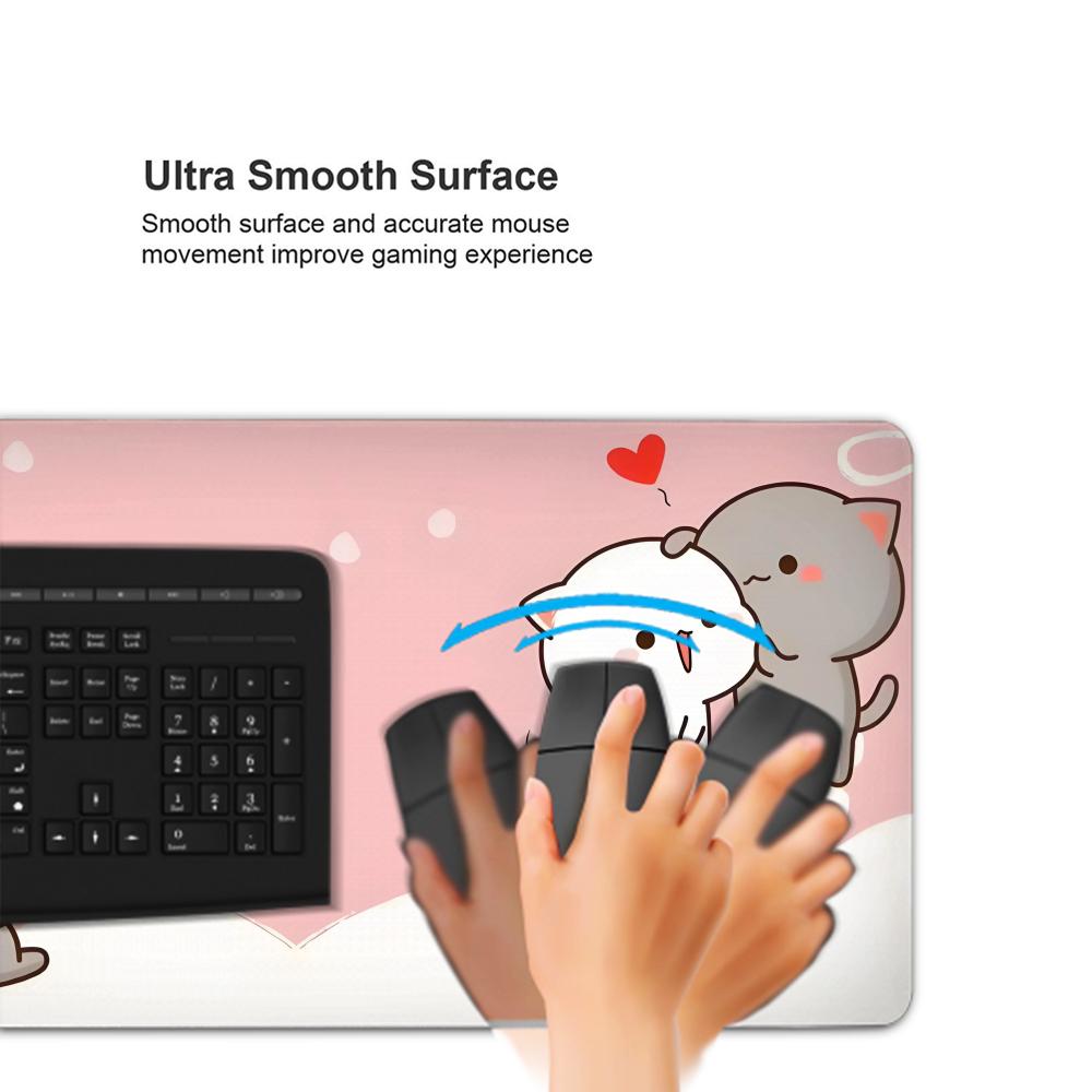 XXL Kawaii Gaming Mouse Pad 90 - Gaming Accessories Pink review and price