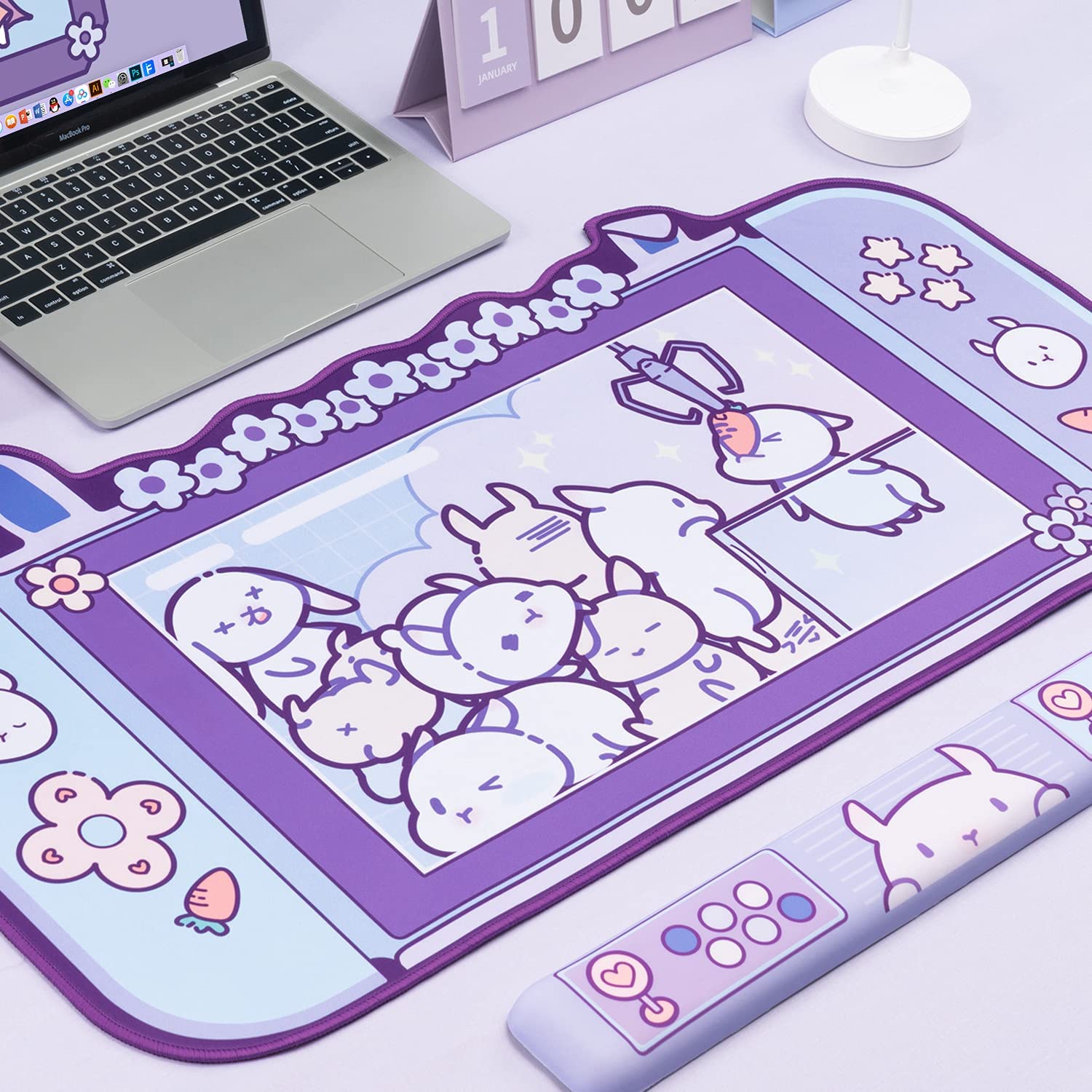 Large Kawaii Gaming Mouse Pad  - Gaming Accessories Pink review and price