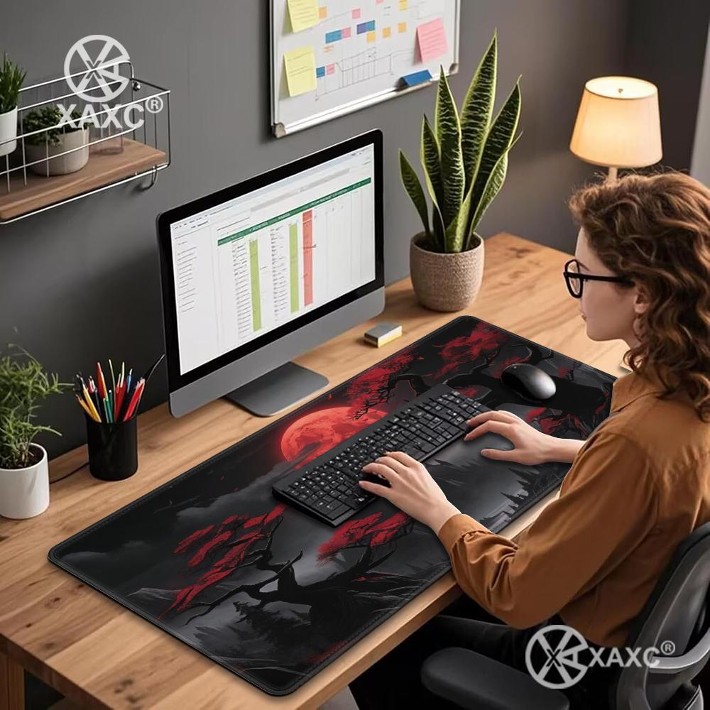 Pink Sakura Anime XXL Mousepad - Gaming Accessories Pink review and price