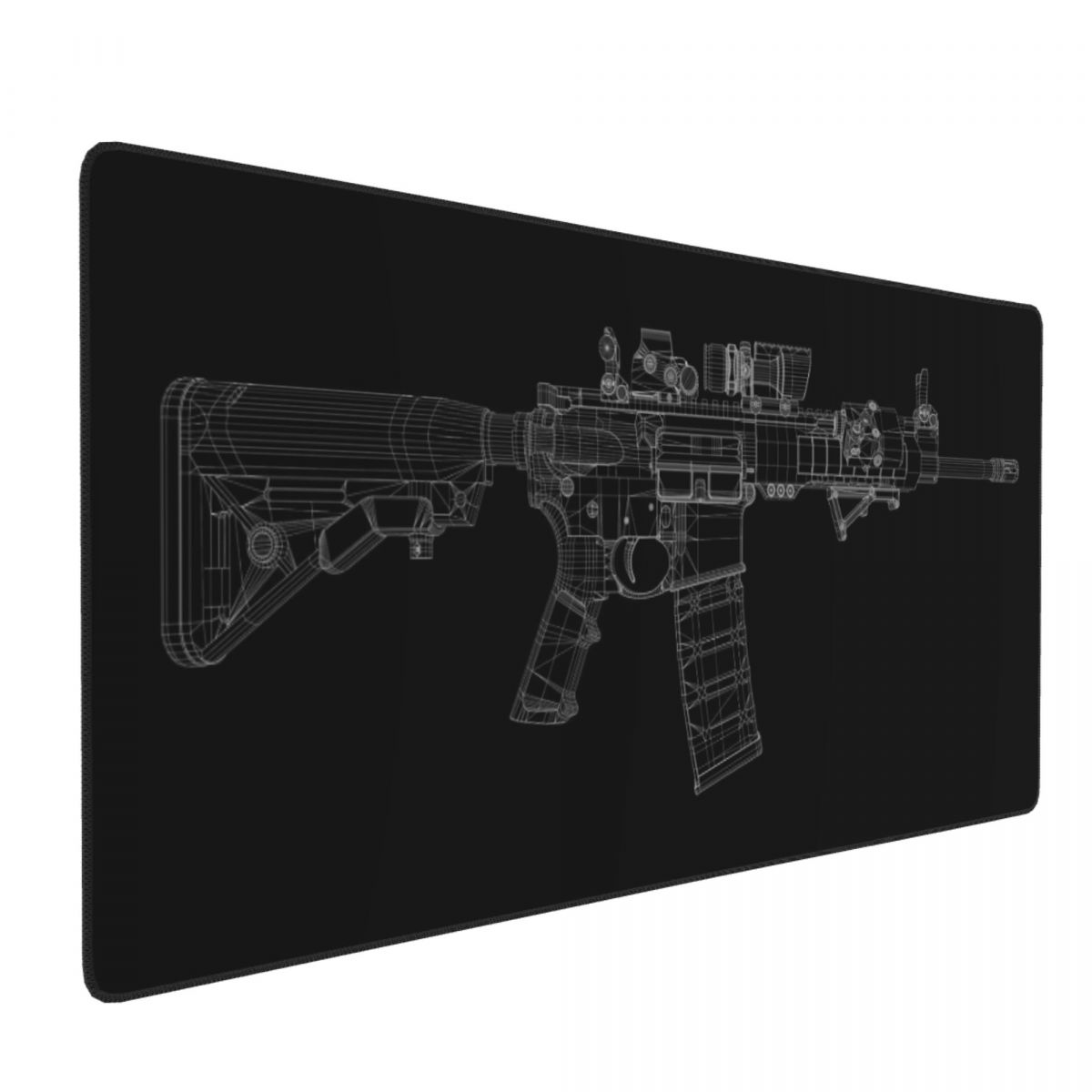 Large Mouse Pad Gun Mechanical - Gaming Accessories Drawing review and price