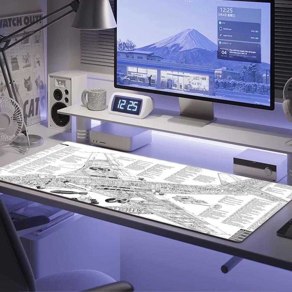 HYBXAXC Airplane Drawing Black - Gaming Accessories Drawing review and price